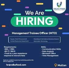 Management Trainee Officer (MTO)